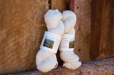 Natural Tobacco Root Valley Homegrown Wool Yarn