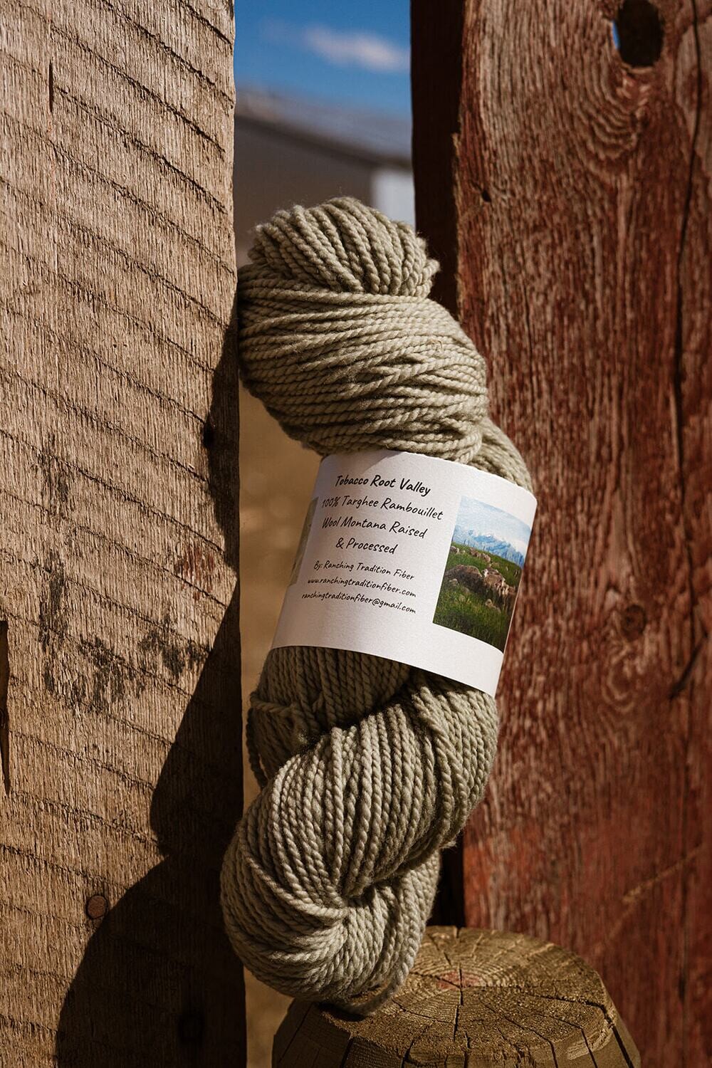 Homegrown Tobacco Root Valley Yarn ~ Sage