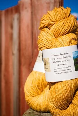 Homegrown Tobacco Root Valley Yarn ~ Rye