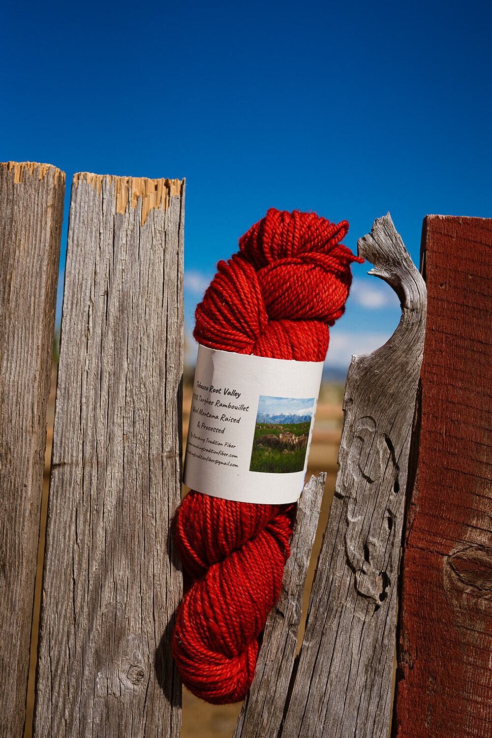 Homegrown Tobacco Root Valley Yarn ~ Sumac