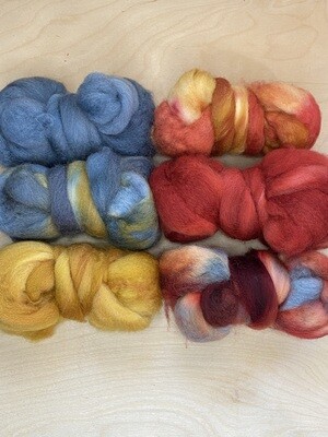 2022 MAWS "Create your vision" special colorway BFL Silk Top