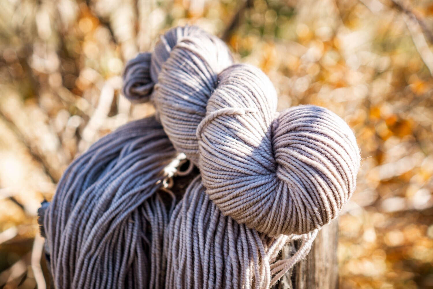 Homegrown Tobacco Root Valley Yarn ~ Granite