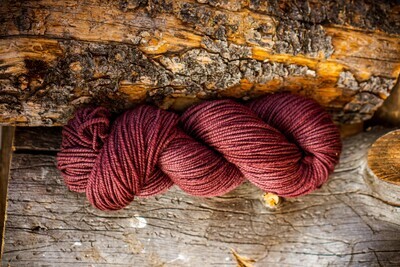Homegrown Tobacco Root Valley Yarn ~ Plum