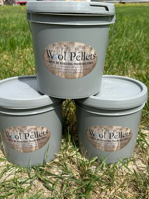 Wool Pellets by Ranching Tradition Fiber - 1 Gallon
