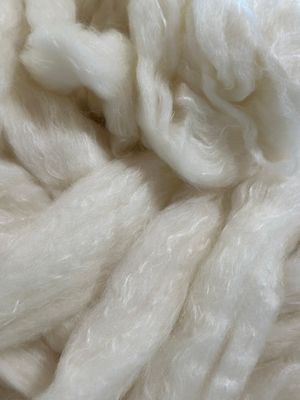 Range Camp Targhee, Silk and Rose Fiber Combed Top