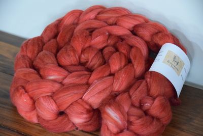 Range Camp Blend Targhee , Rose &amp; Silk Combed Top ~ Limited Supply