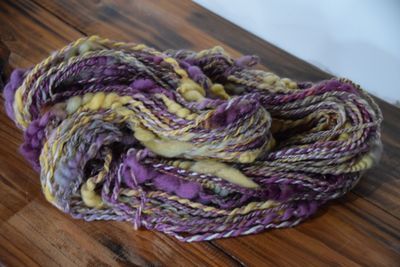 Handspun Coil Art Yarn Y1011