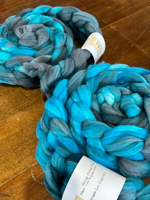 Range Camp Blend Targhee , Rose &amp; Silk Combed Top ~ Limited Supply