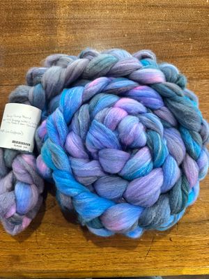 Range Camp Blend Targhee , Rose &amp; Silk Combed Top ~ Limited Supply