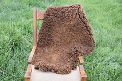 Medium Targhee Rambouillet Sheep Hide - Brown