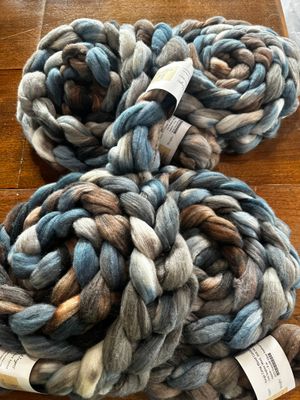 Range Camp Blend, Combed Top, 6 oz Braid - 2026 Greycliff Fiber Festival Colorway