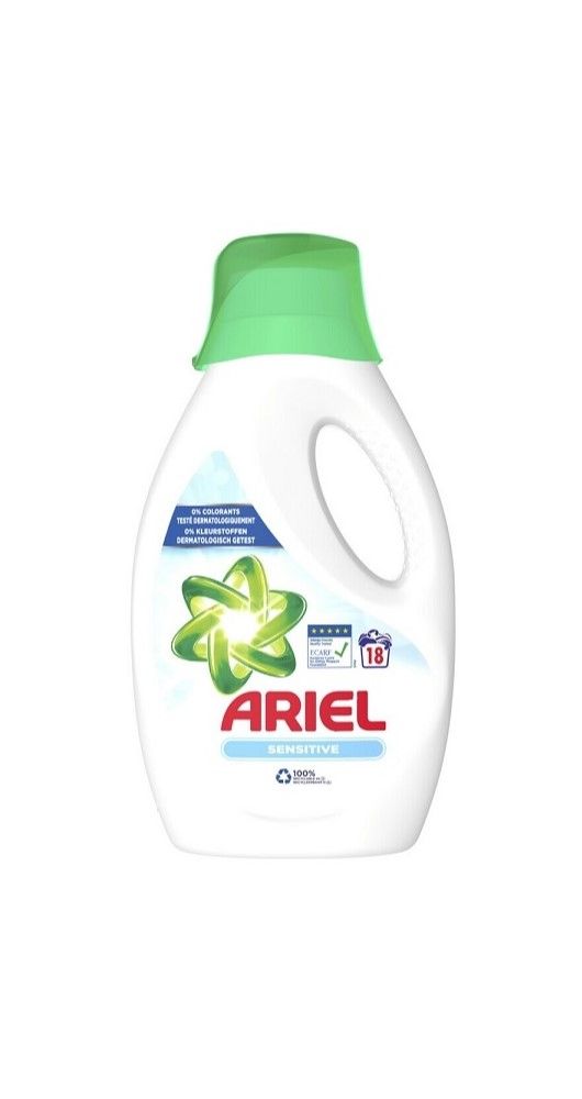 Ariel 18 wasbeurten Sensitive Skin 900ml
