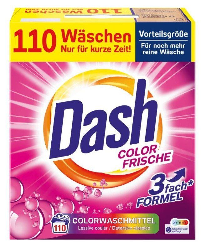 Dash 110 Wasbeurten Color Fris 5,5kg