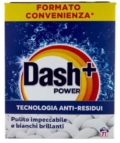 Dash+ Power Stralend Witte Was 71Wasbeurten 3,55kg