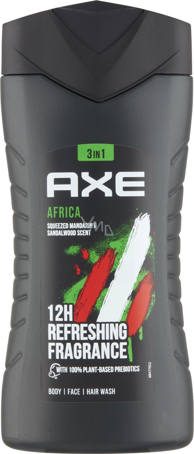 ​Axe Douchegel Africa 3-in-1 Body, Face &amp; Hair 250ml