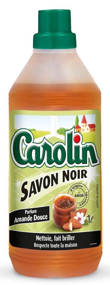 Carolin Savon Noir Parfum Amande Douce 1L