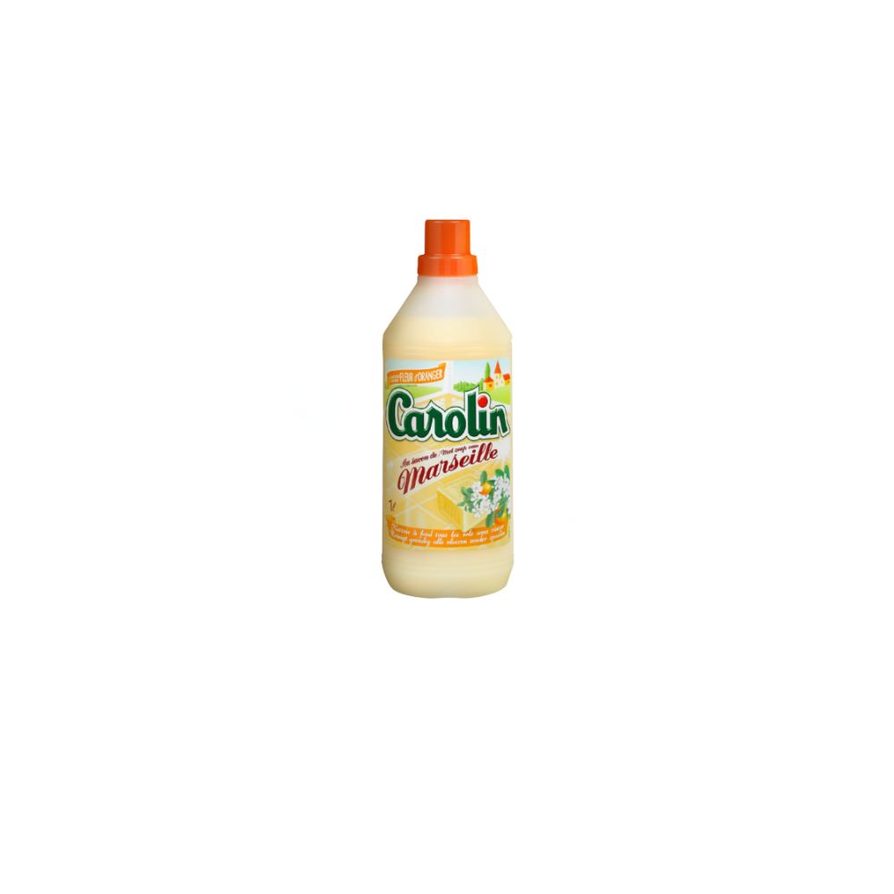 Carolin met Marseille zeep Fleur d'Orange 1L