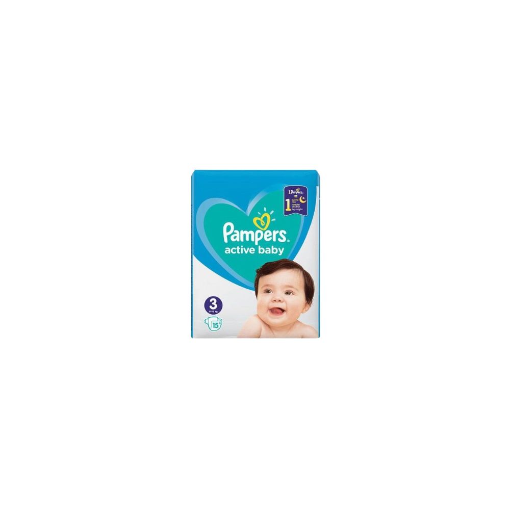 ​Pampers Active Baby N°3 (6–10 kg) 15 luiers