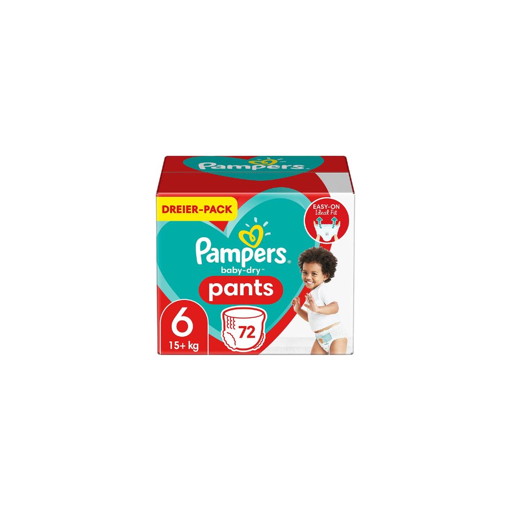 ​Pampers Baby-Dry Pants Maat 6 (15+ kg) Maxi Pack 72 broekjes