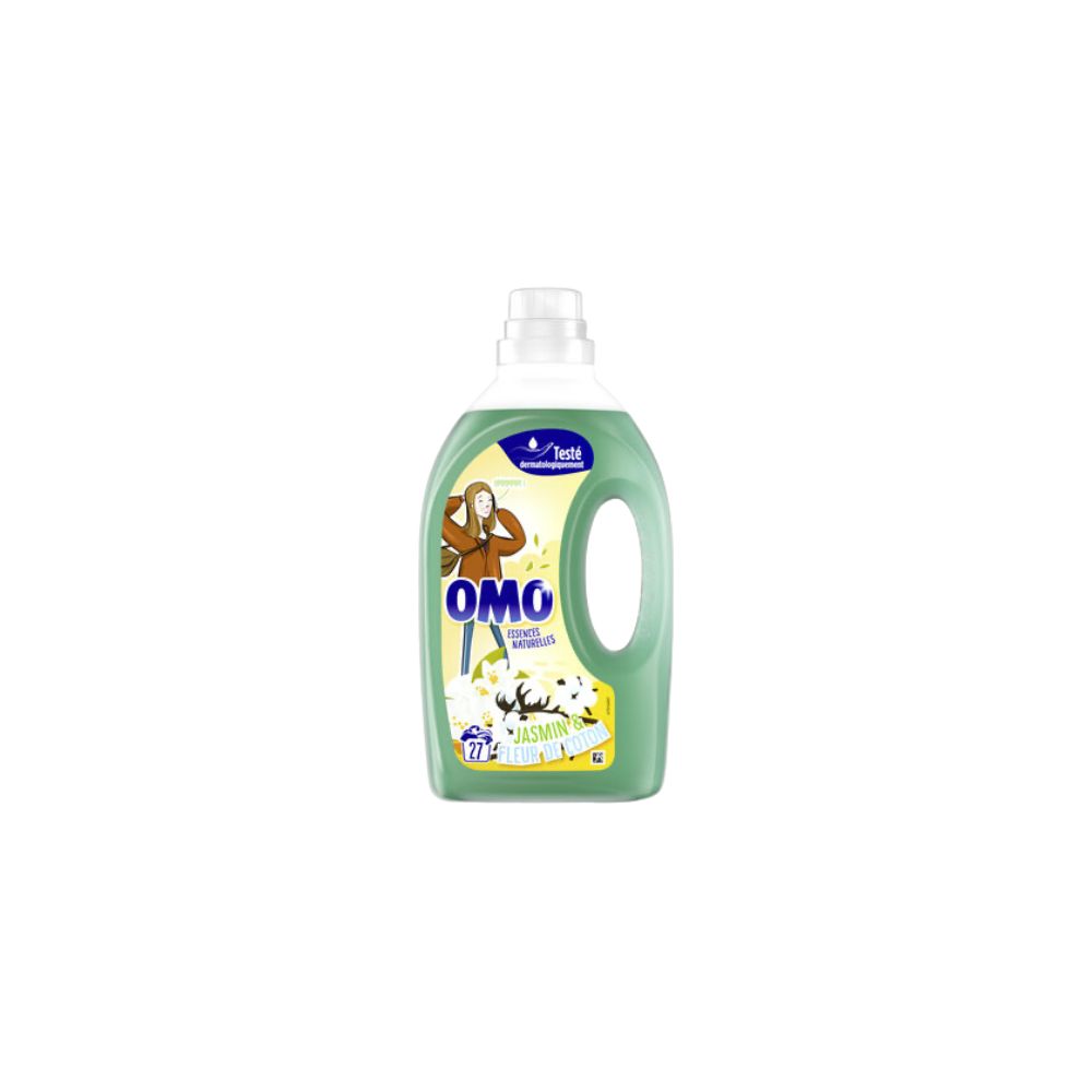 OMO 27 Wasbeurten Jasmin &amp; Fleur de Coton 1,35L