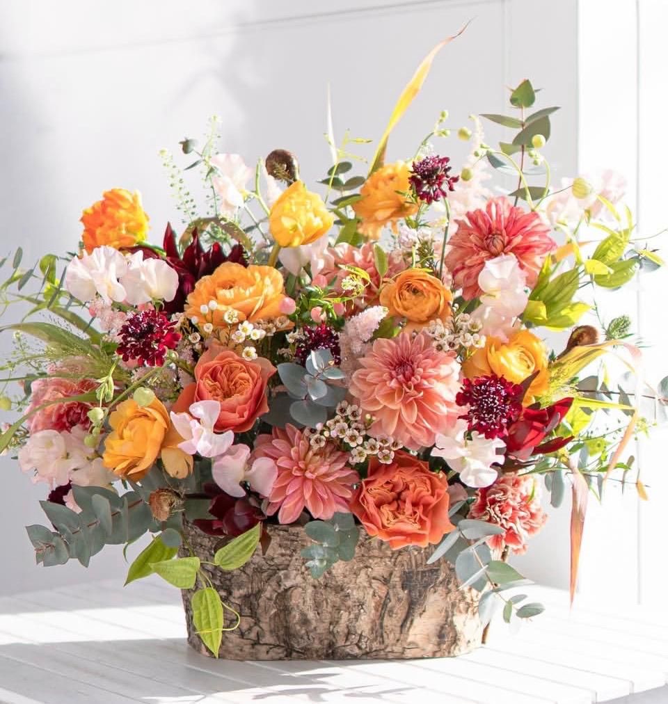 Composition Pastel Orangée