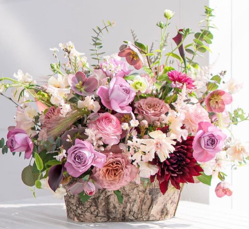 Panier "balade florale"