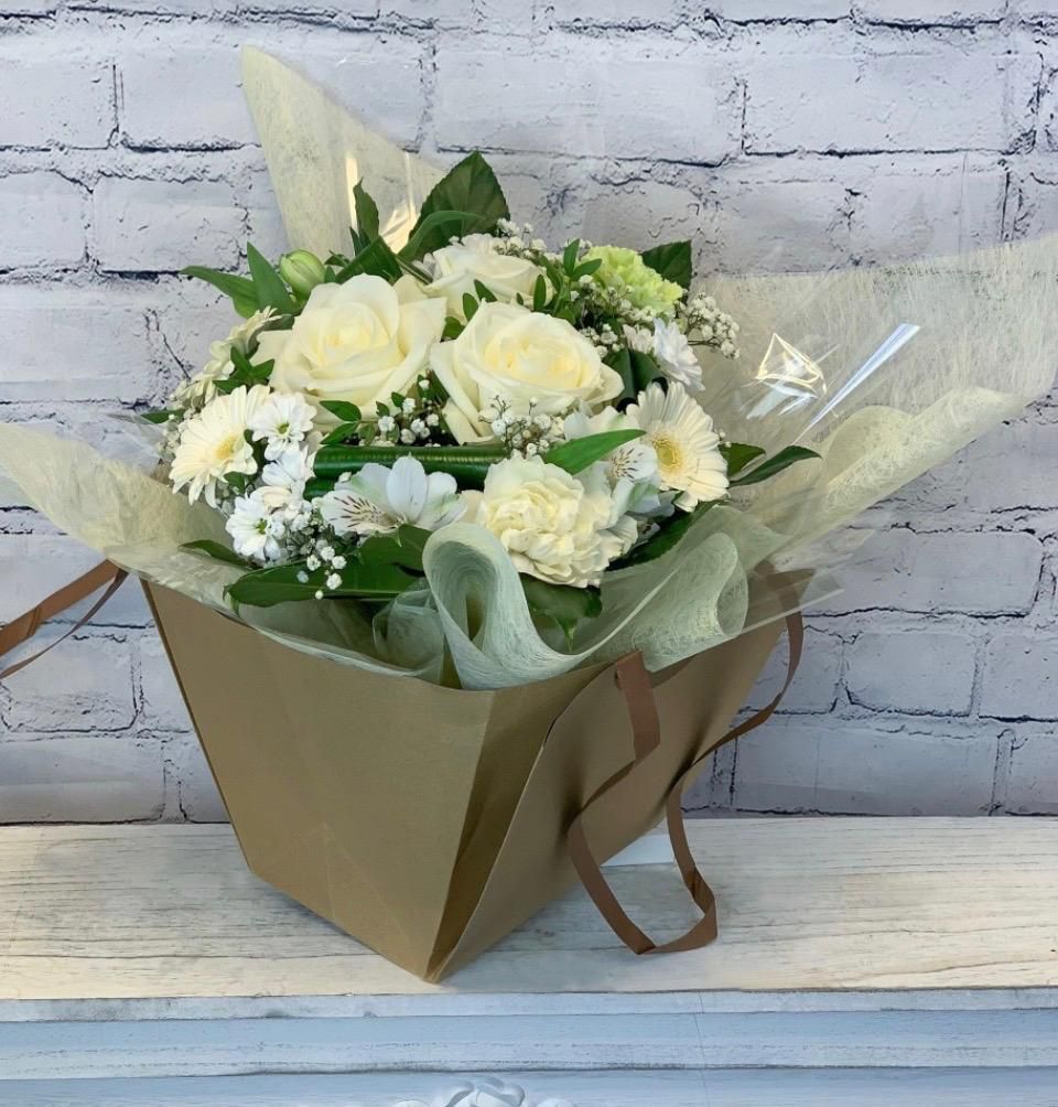 Bouquet Rond "blancheur"