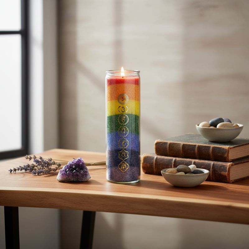 Bougie 7 Chakras