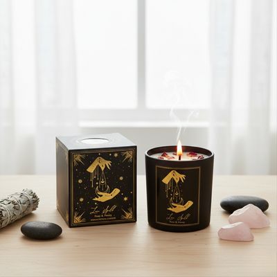 Bougie Amour pierre naturelle Bougie Amour pierre naturelle