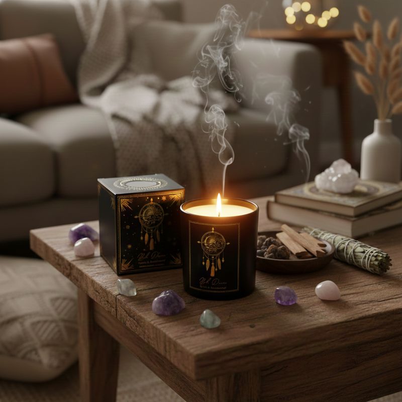 Bougie Relaxation pierre naturelle