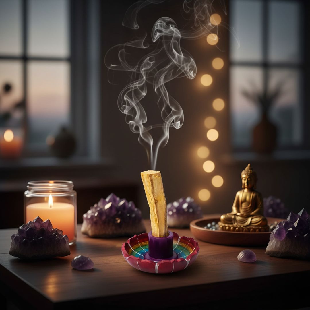 Brûle Palo Santo Lotus