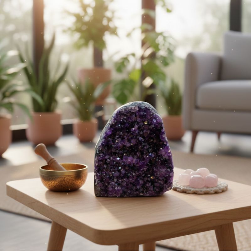 Géode Améthyste Naturelle d'Exception