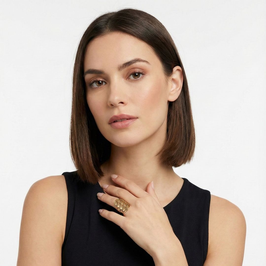Bague Spirituelle Fleur de Vie