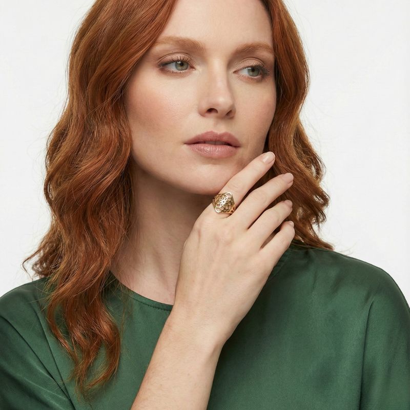 Bague Spirituelle Fleur de Lotus