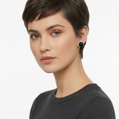 Boucles d'Oreilles Perle Tourmaline Supérieure