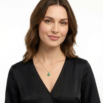 Collier Amazonite Verte Supérieure Collier Amazonite Verte Supérieure