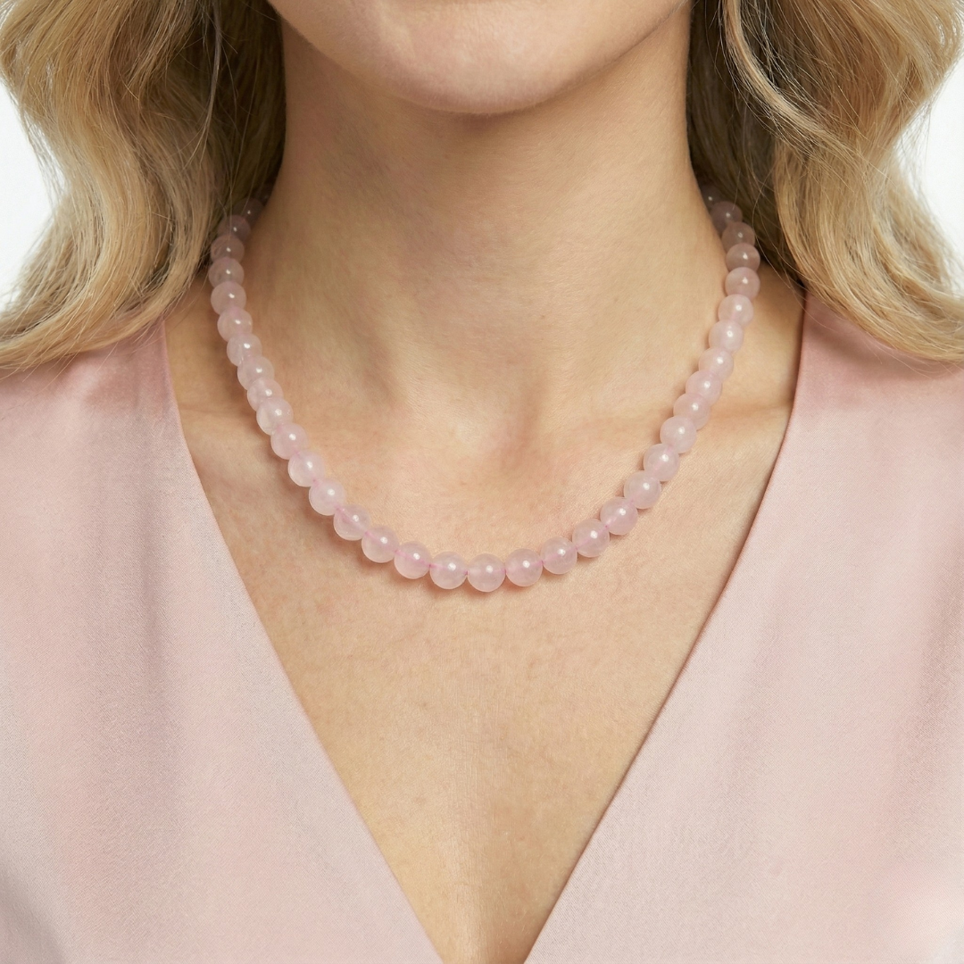 Collier Quartz Rose Supérieure