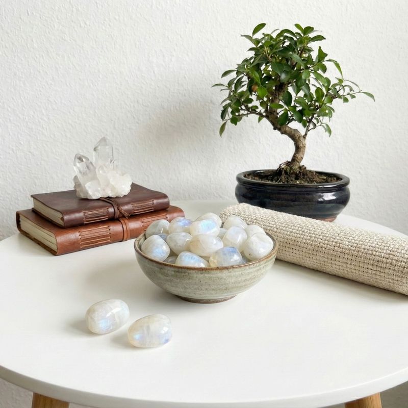 Pierre Roulée Pierre de Lune Supérieure