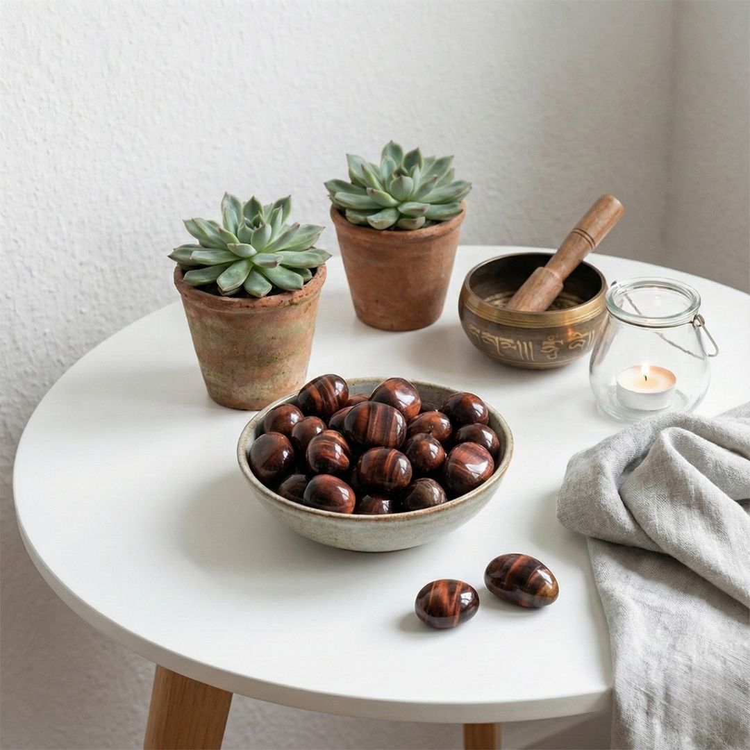 Pierre Roulée Oeil de Tigre Supérieure