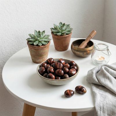 Pierre Roulée Oeil de Tigre Supérieure