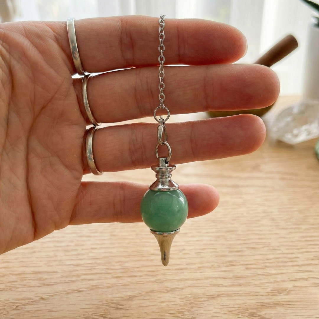 Pendule Aventurine forme Boule