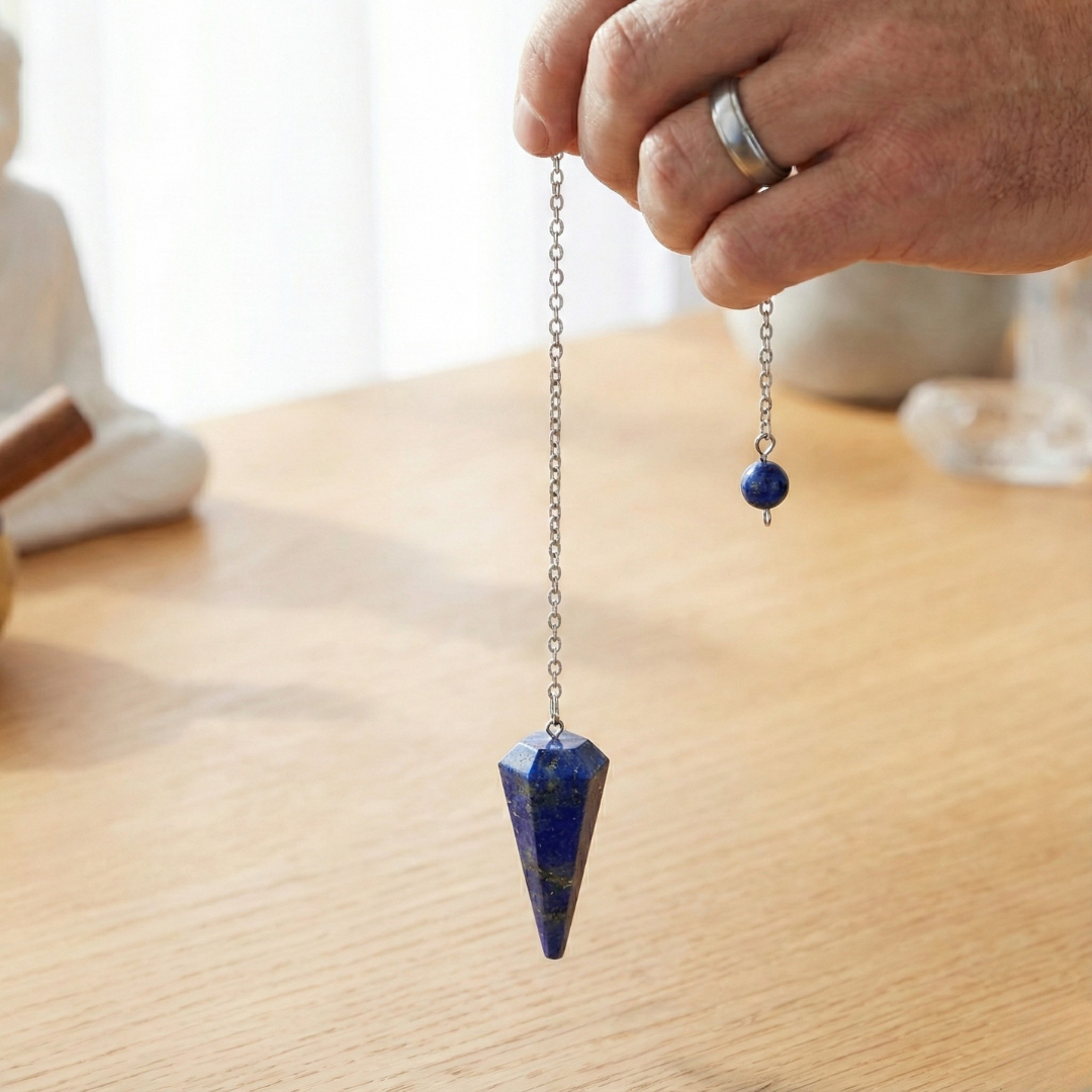 Pendule Lapis Lazuli forme Cône