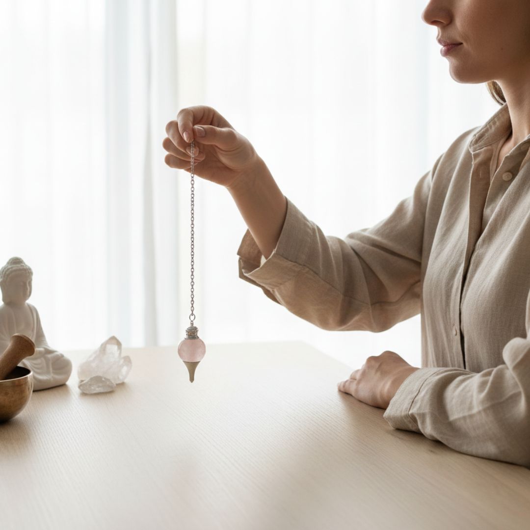 Pendule Quartz Rose forme Boule