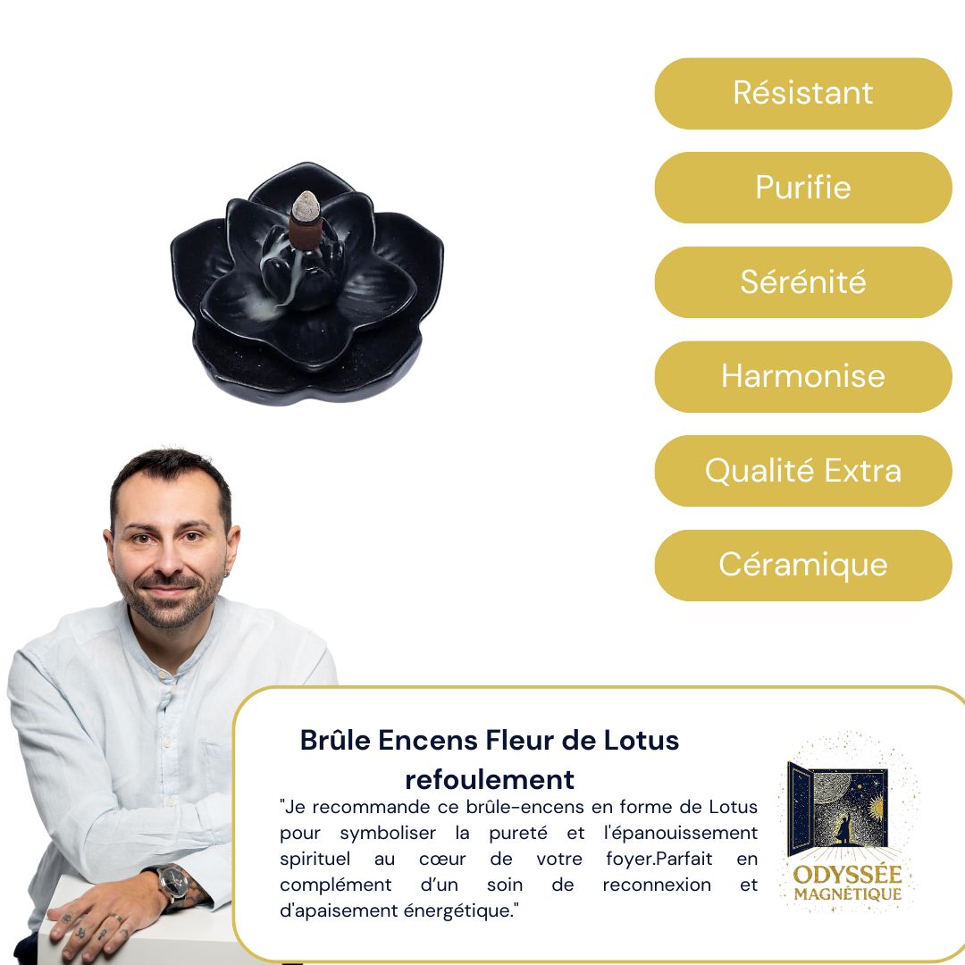 Brûle Encens Fleur de Lotus refoulement