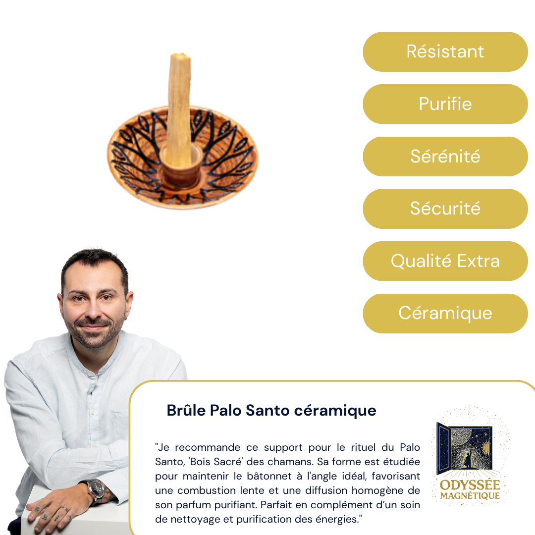 Brûle Palo Santo céramique
