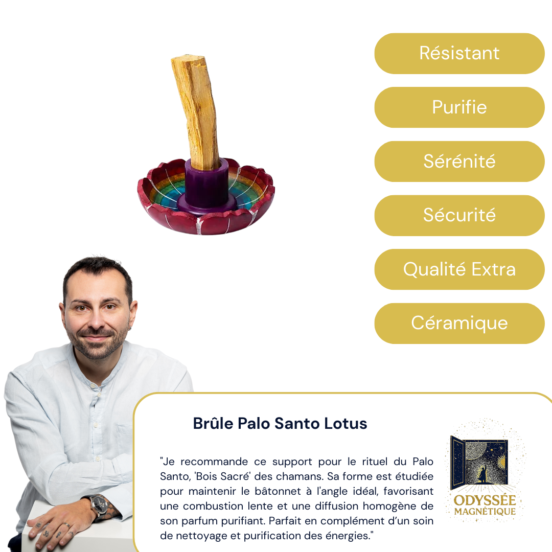 Brûle Palo Santo Lotus