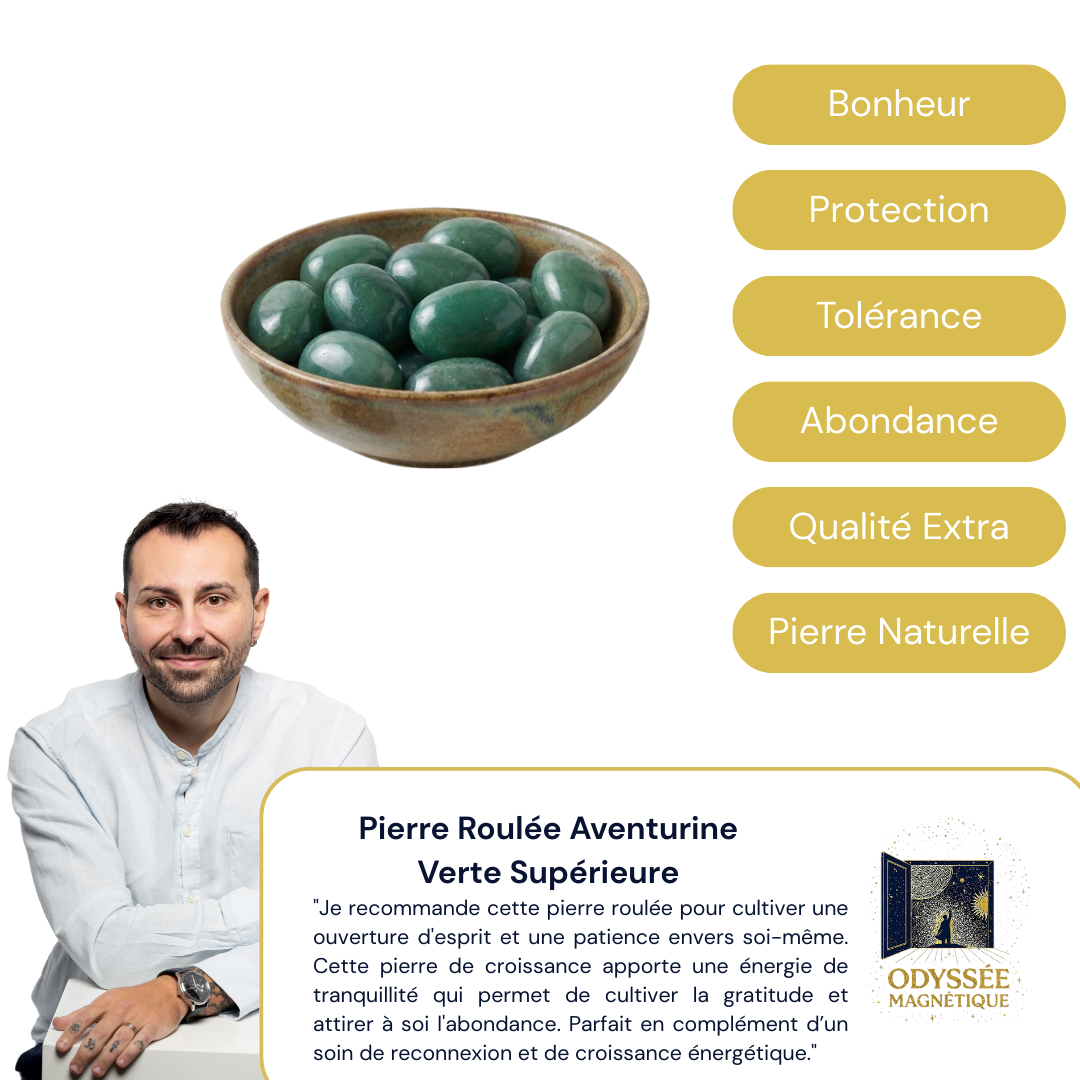 Pierre Roulée Aventurine Verte Supérieure
