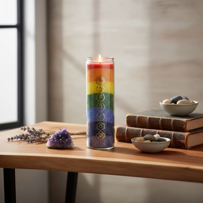 Bougie 7 Chakras