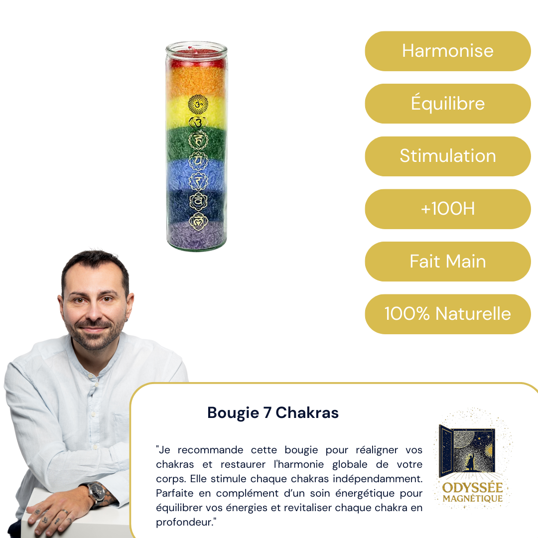 Bougie 7 Chakras