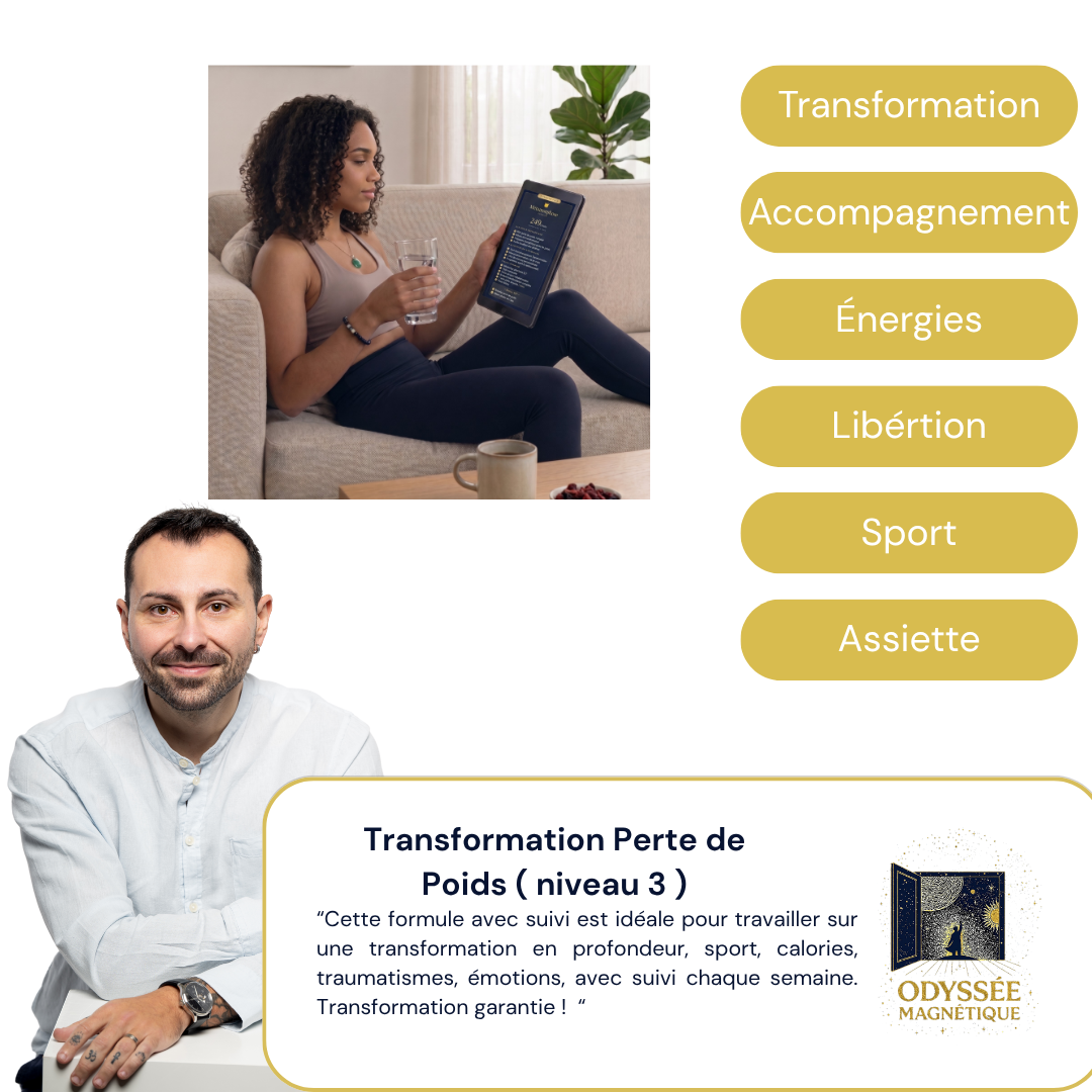 Accompagnement Métamorphose Premium Perte de Poids ( niveau 3 )